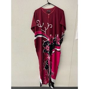 Matahari by T'ganu Maroon Swim Cover Up No Tags